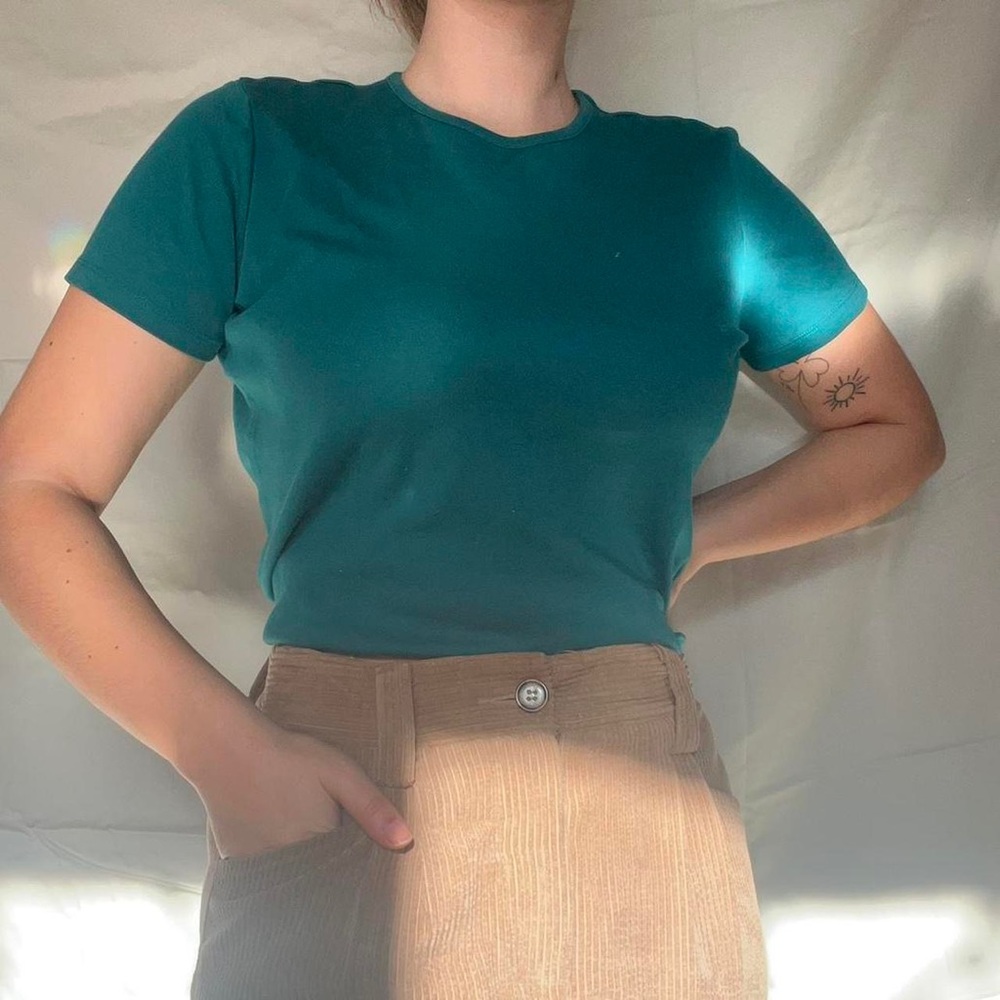100% cotton LLBEAN tee.